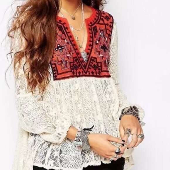 Free People Casablanca Tunic Top - Picture 1 of 14